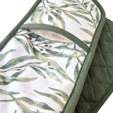 J.Elliot Home Eucalyptus Double Oven Glove Ivory and Forest - Image 03