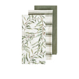 J.Elliot Home Eucalyptus Tea Towel Set of 3 Multicolour - Image 01