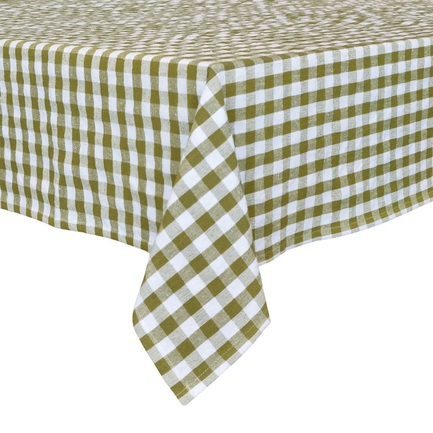 J.Elliot Home Ginny Tablecloth 150x270cm Bay Leaf - Image 01