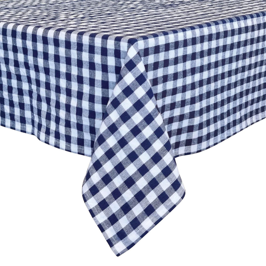 J.Elliot Home Ginny Tablecloth 150x270cm Navy - Image 01