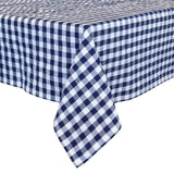 J.Elliot Home Ginny Tablecloth 150x300cm Navy - Image 01