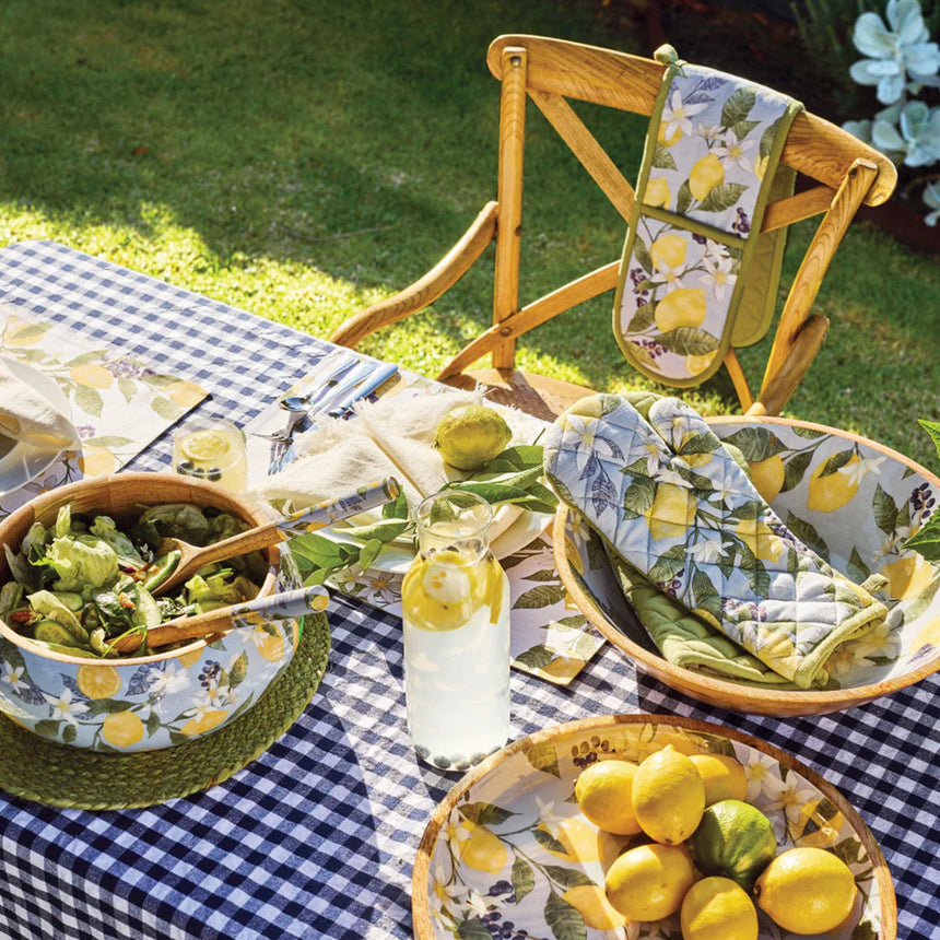 J.Elliot Home Ginny Tablecloth 150x300cm Navy - Image 04