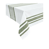 J.Elliot Home Kaileb Tablecloth 150x250cm Forest and Ivory - Image 01