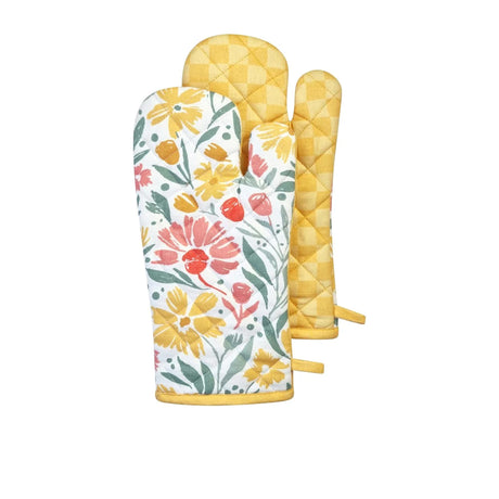 J.Elliot Home Millie Oven Mitt Set of 2 Bubble Gum - Image 01