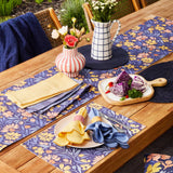 J.Elliot Home Millie Table Runner 40x180cm Dusty Blue - Image 03