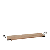 J.Elliot Home Oliver Long Serving Tray with Handle 110x20cm Natural - Image 04