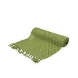 J.Elliot Home Rowan Jute Table Runner 37x180cm Bay Leaf - Image 01