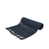 J.Elliot Home Rowan Jute Table Runner 37x180cm Navy - Image 01