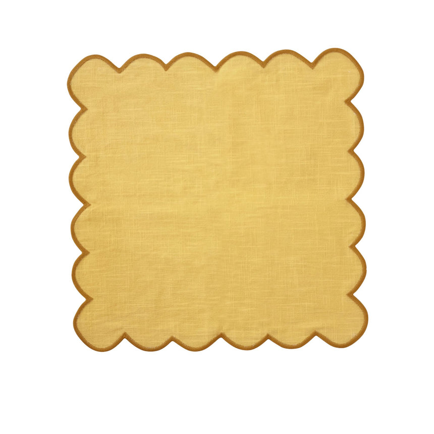 J.Elliot Home Sally Napkin 45cm Set of 4 Yellow - Image 03