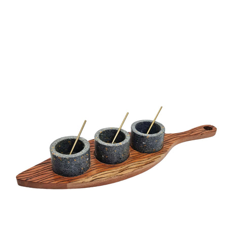 J.Elliot Home Terra Condiment Serving Bowl Set of 3 - Image 01