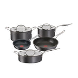 Tefal Jamie Oliver Cooks Classic Induction Non-Stick Hard Anodised 5 Piece Set - Image 01