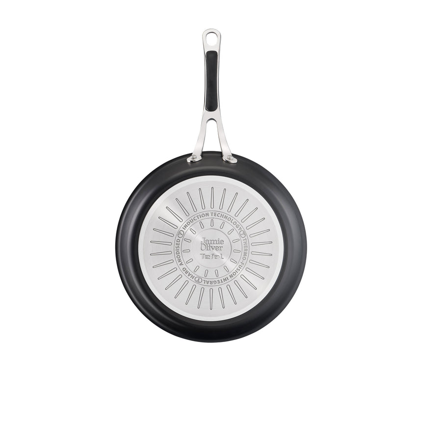 Tefal Jamie Oliver Cooks Classic Induction Non-Stick Hard Anodised Twin Pack Frypan Set - Image 05