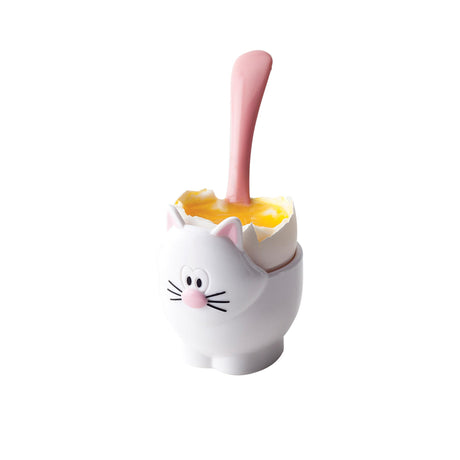 Joie Meow Egg Cup and Spoon - Image 01