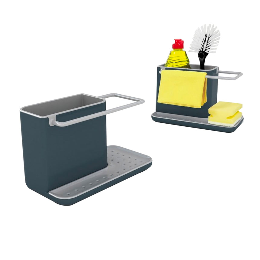 Joseph Joseph Sink Caddy Tidy Grey 21x13x11.5cm - Image 02