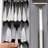 Joseph Joseph DrawerStore Cutlery and Utensil Organiser Grey - Image 06