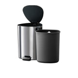 Joseph Joseph EasyStore Luxe Pedal Bin 5 Litre Stainless Steel - Image 04