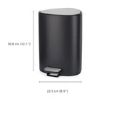 Joseph Joseph EasyStore Pedal Bin 5L Matte Black - Image 06