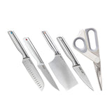 Joseph Joseph Elevate Fusion 5 Piece Knife and Scissor Block Set - Image 02