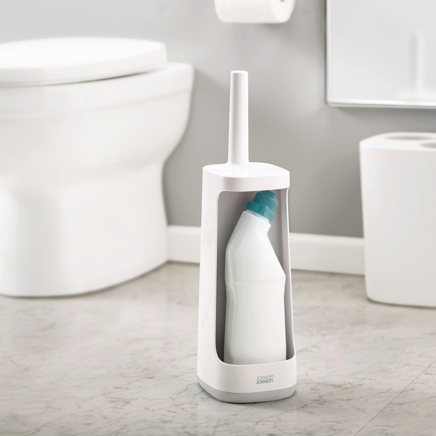 Joseph Joseph Flex Plus Smart Toilet Brush with Storage Grey - Image 02