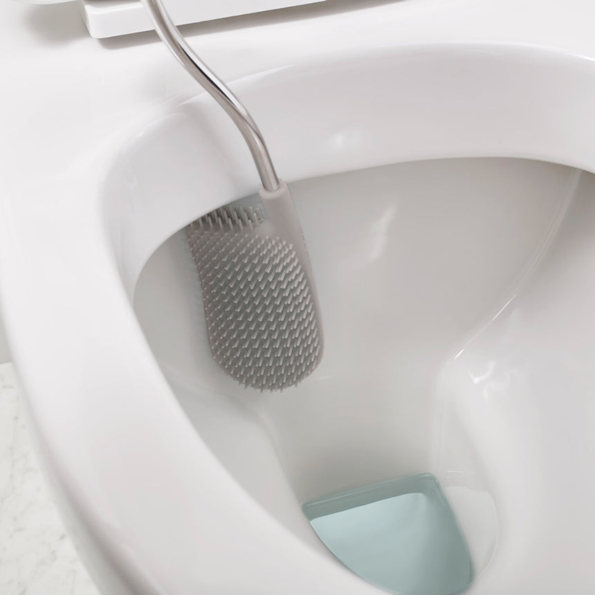 Joseph Joseph Flex Plus Smart Toilet Brush with Storage Grey - Image 04
