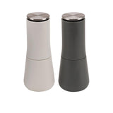 Joseph Joseph Milltop No-Spill Salt and Pepper Set Grey - Image 01