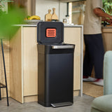 Joseph Joseph Titan Trash Compactor 30L Carbon in Black - Image 04