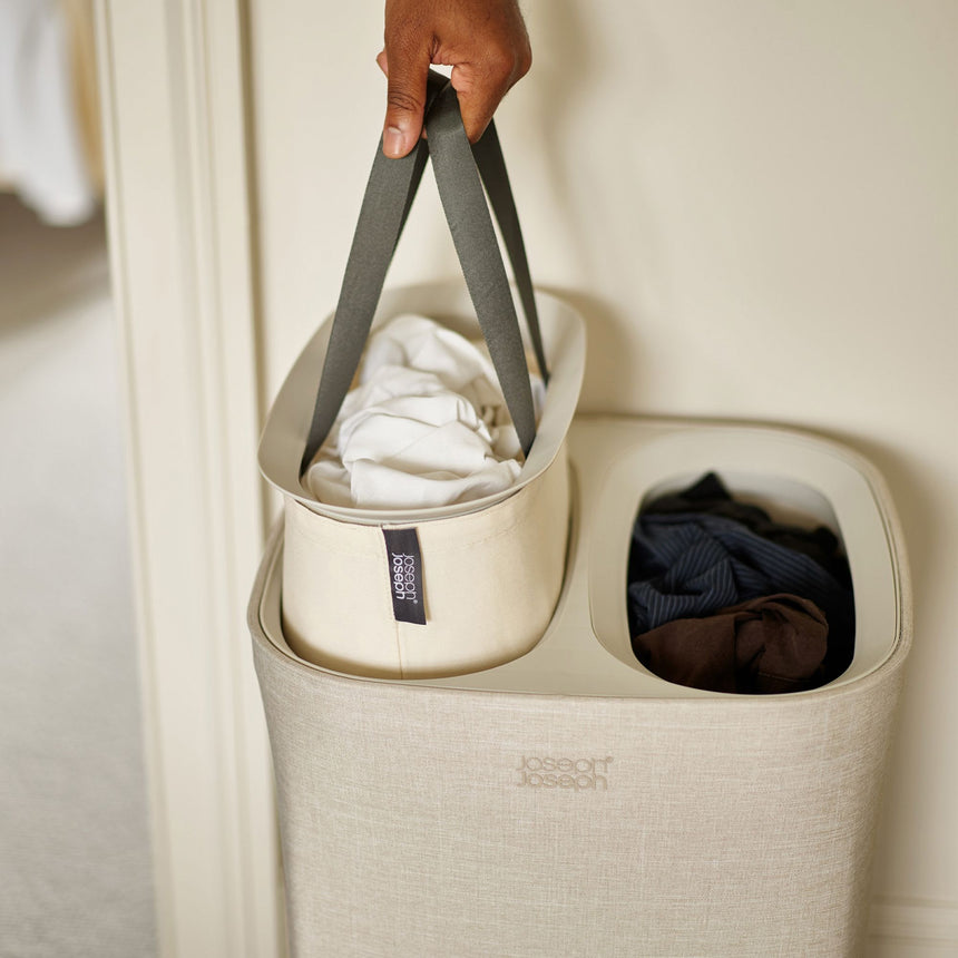 Joseph Joseph Tota 60L Laundry Separation Basket Ecru - Image 05