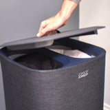 Joseph Joseph Tota 60L Laundry Separation Basket Carbon in Black - Image 06