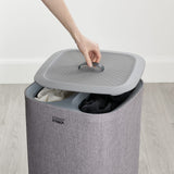 Joseph Joseph Tota 60L Laundry Separation Basket Grey - Image 06