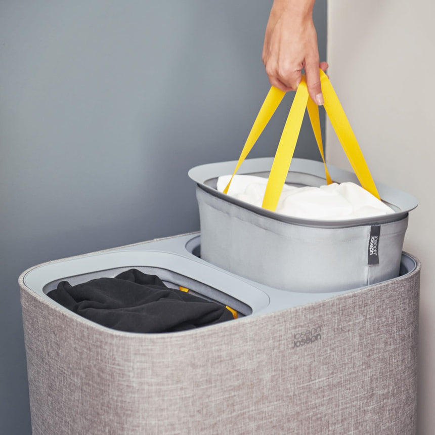 Joseph Joseph Tota 90L Laundry Separation Basket Grey - Image 05