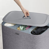 Joseph Joseph Tota Trio Laundry Basket 90L Grey - Image 05