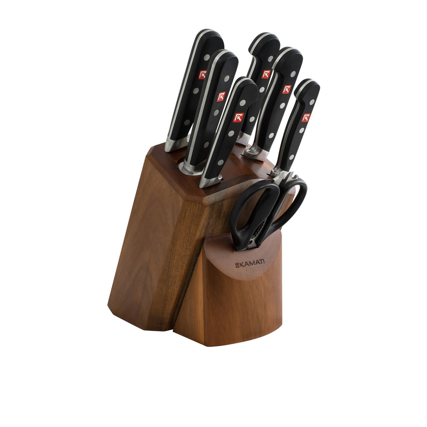 Kamati Classic Forged 8 Piece Knife Block Set - Image 01