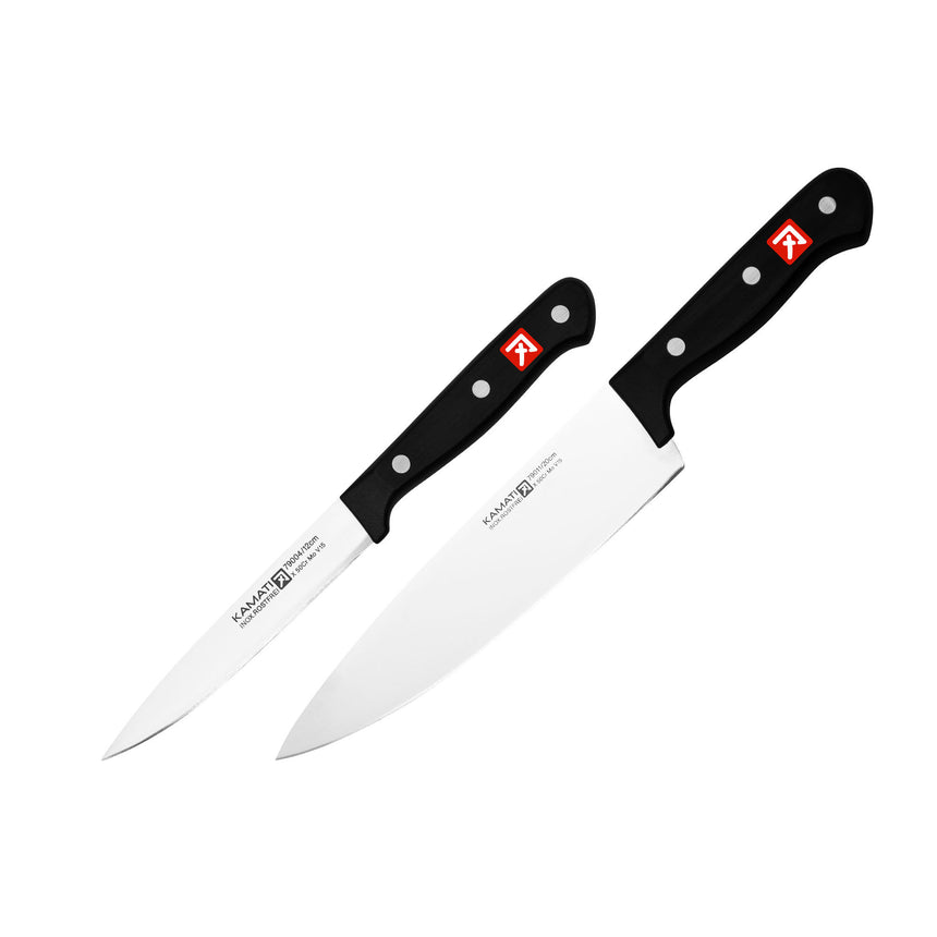 Kamati Gourmet 2 Piece Chef's Prep Knife Set - Image 01