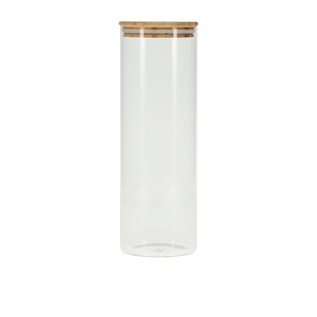 Kate's Kitchen Glass Canister with Bamboo Lid 2L Set of 6 - Image 02