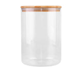 Kate's Kitchen Glass Canister with Bamboo Lid 3.5L Set of 6 - Image 05