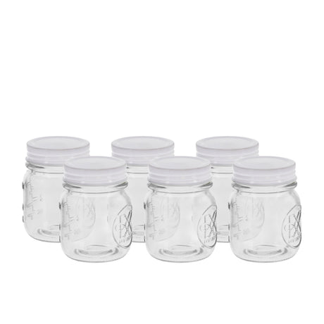 Kate's Kitchen Screw Top Glass Jar 150mL Set of 6 - Image 01