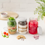 Kate's Kitchen Screw Top Glass Jar 1L Set of 4 - Image 04