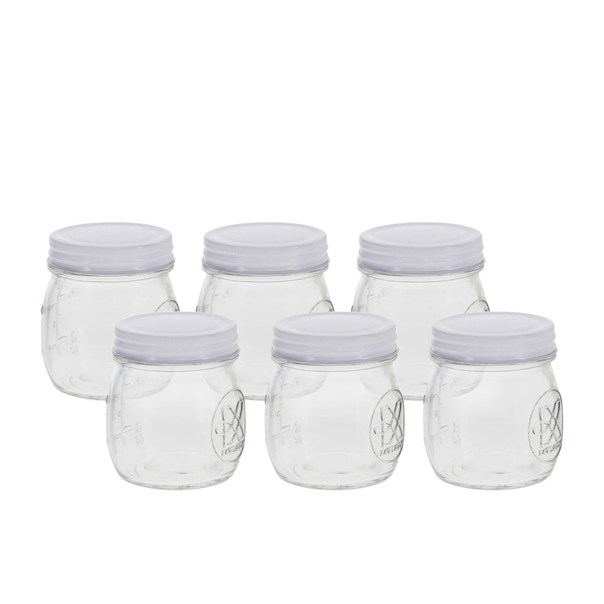 Kate's Kitchen Screw Top Glass Jar 250mL Set of 6 - Image 01