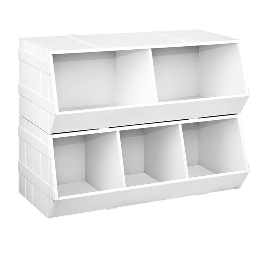 Keezi Kids Stackable Organiser - Image 01