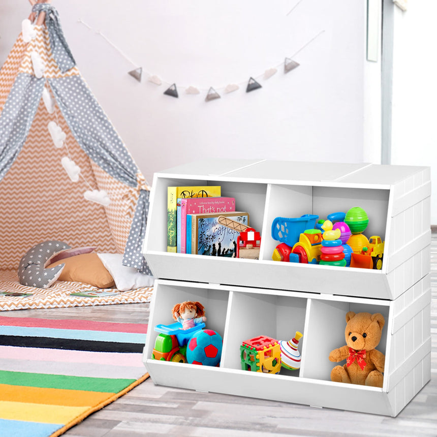 Keezi Kids Stackable Organiser - Image 02