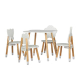 Keezi Kids Table and Chairs Set 5pc - Image 01