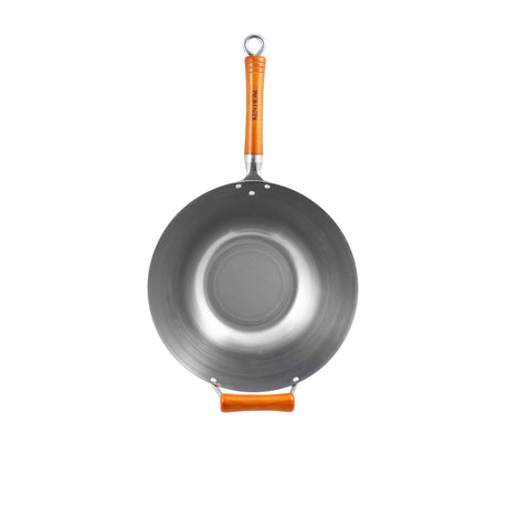 Ken Hom Wok Carbon Steel 32cm - Image 02