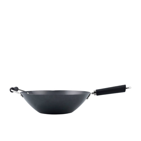 Ken Hom Non Stick Carbon Steel Wok 31cm - Image 02