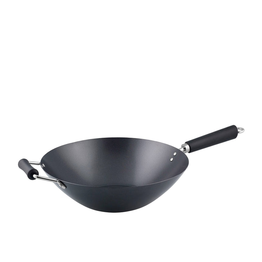 Ken Hom Non Stick Carbon Steel Wok 31cm - Image 06