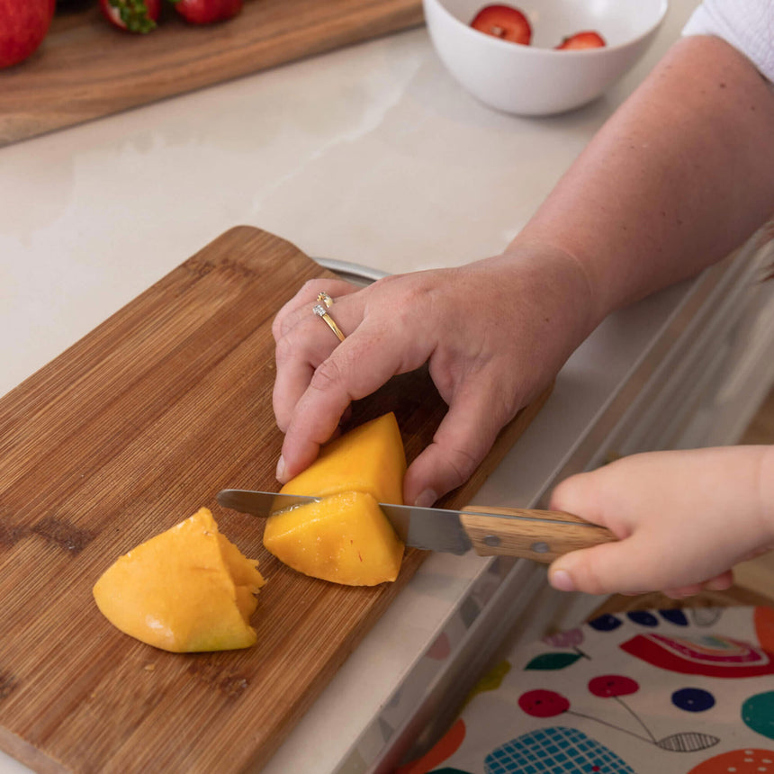 Kiddikutter Child Safe Knife with Wood Handle - Image 03