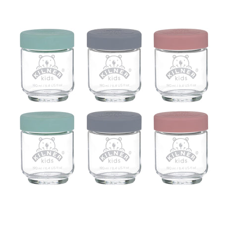 Kilner Kids Jar Set of 6 190ml - Image 01