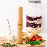 Kilner Fermentation Packer Beechwood 24.5x4cm - Image 02