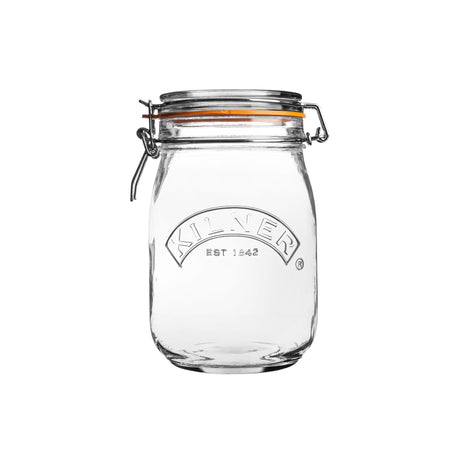 Kilner Round Clip Top Jar 1L - Image 01