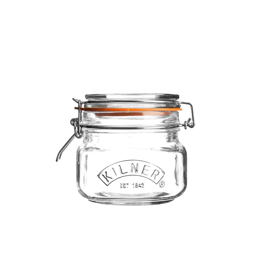 Kilner Square Clip Top Jar 500ml - Image 01