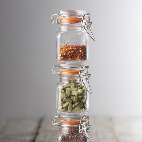 Kilner Square Clip Top Jar 70ml - Image 02